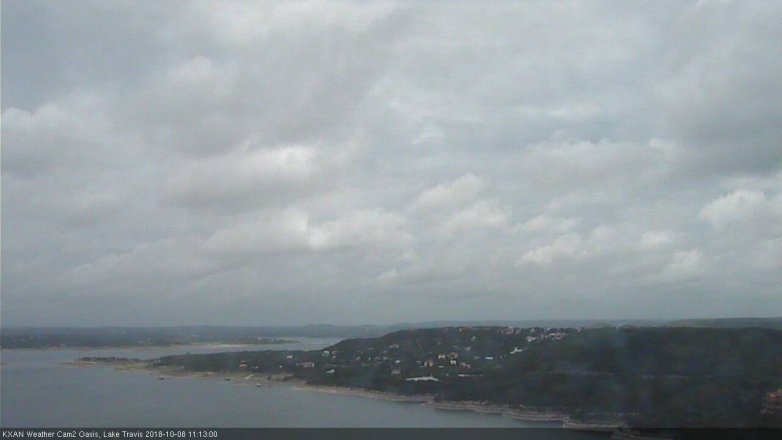 Lake Travis webcam, October 8, 2018 10:15 AM CT