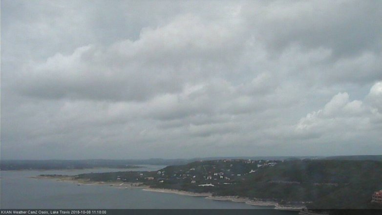 Lake Travis webcam, October 8, 2018 10:20 AM CT