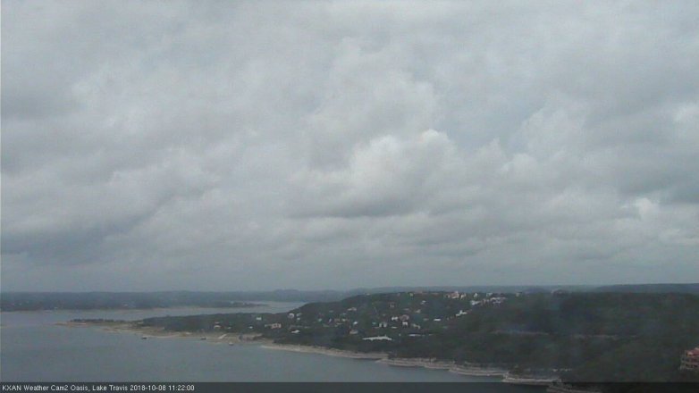 Lake Travis webcam, October 8, 2018 10:25 AM CT