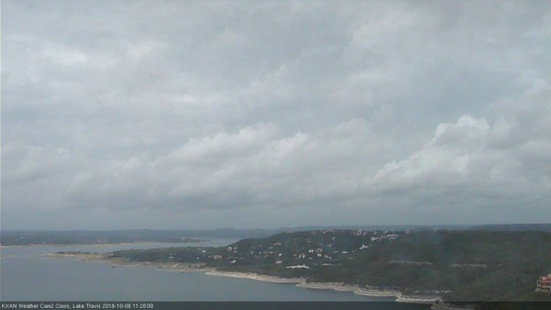 Lake Travis webcam, October 8, 2018 10:30 AM CT