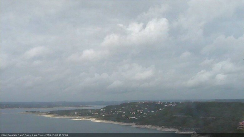 Lake Travis webcam, October 8, 2018 10:35 AM CT