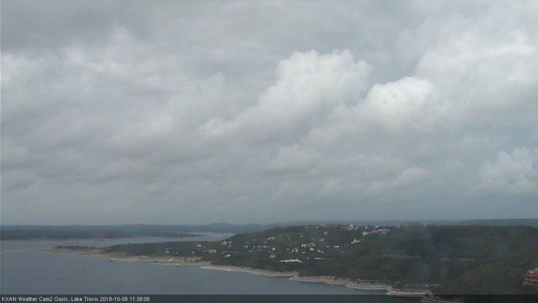 Lake Travis webcam, October 8, 2018 10:40 AM CT