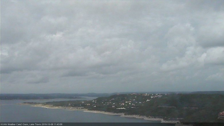 Lake Travis webcam, October 8, 2018 10:45 AM CT