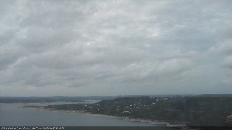Lake Travis webcam, October 8, 2018 10:50 AM CT