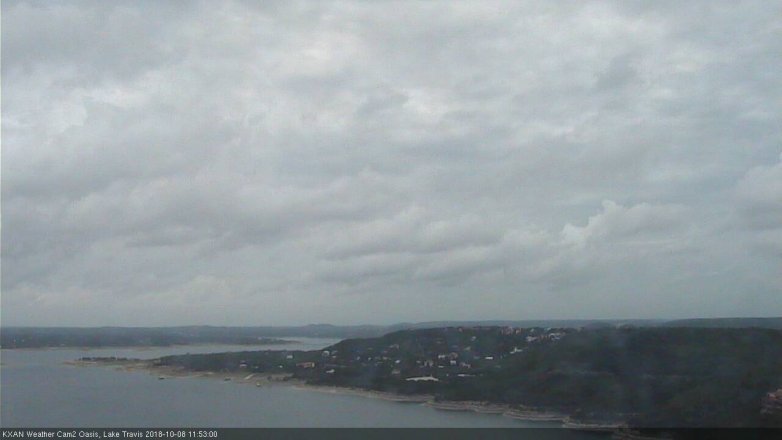 Lake Travis webcam, October 8, 2018 10:55 AM CT