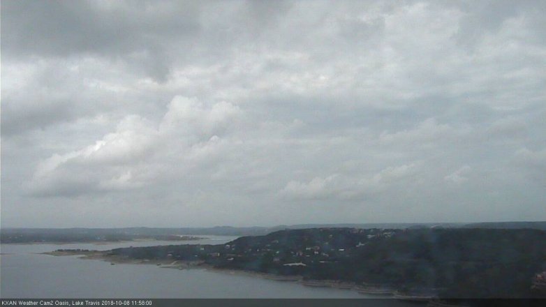 Lake Travis webcam, October 8, 2018 11:00 AM CT