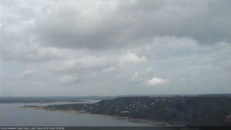 Lake Travis webcam, October 8, 2018 11:05 AM CT