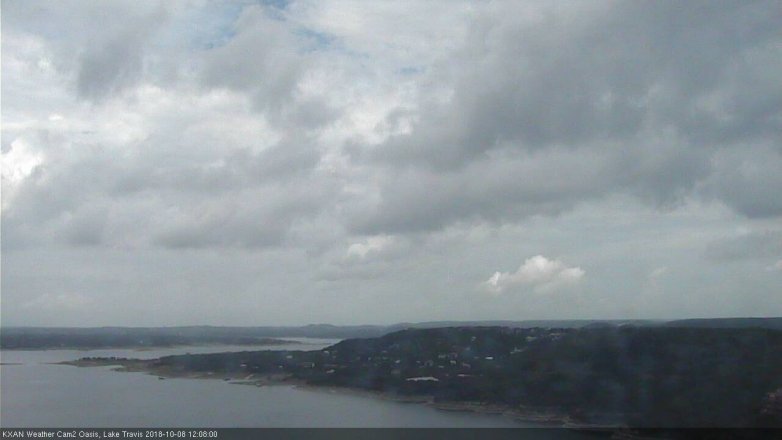 Lake Travis webcam, October 8, 2018 11:10 AM CT