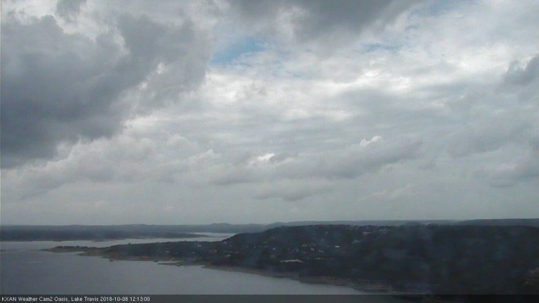 Lake Travis webcam, October 8, 2018 11:15 AM CT