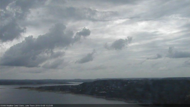 Lake Travis webcam, October 8, 2018 11:25 AM CT