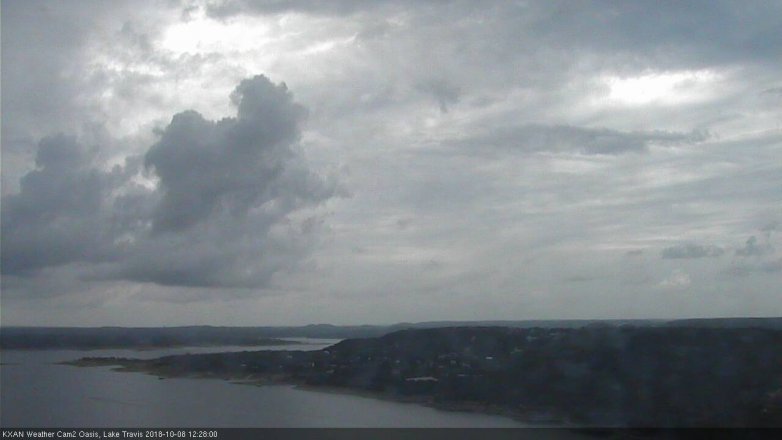 Lake Travis webcam, October 8, 2018 11:30 AM CT