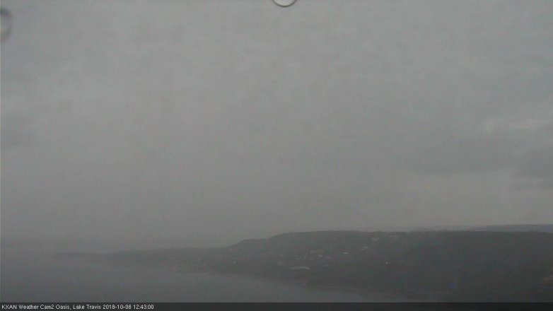 Lake Travis webcam, October 8, 2018 11:45 AM CT