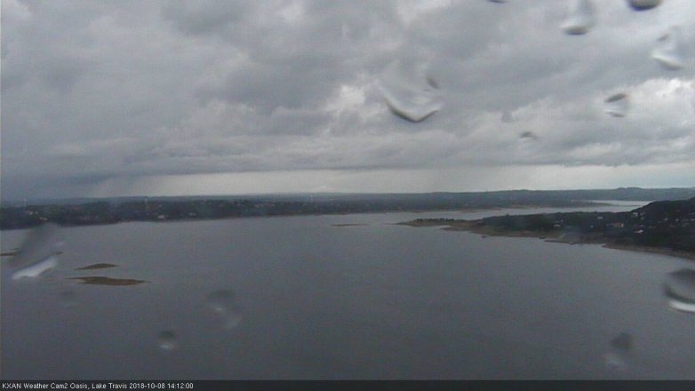 Lake Travis webcam, October 8, 2018 1:15 PM CT