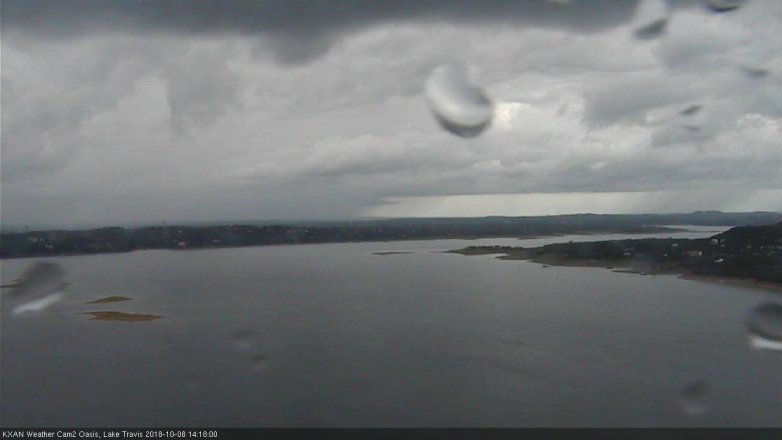 Lake Travis webcam, October 8, 2018 1:20 PM CT