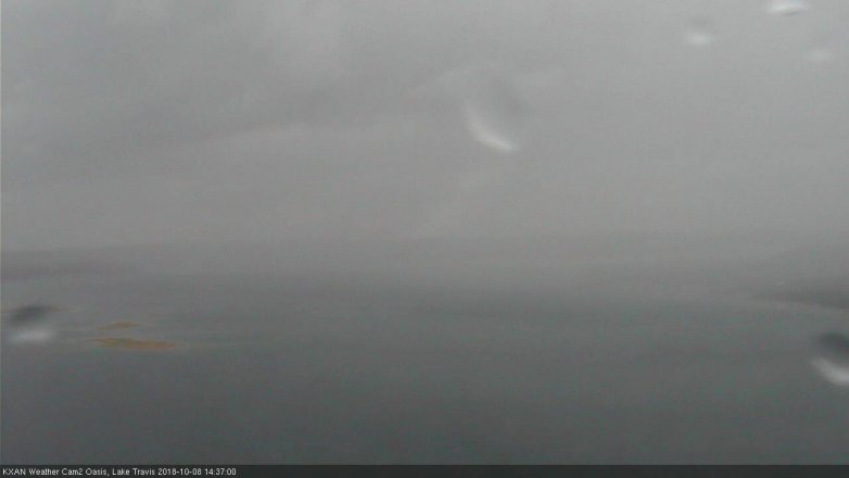 Lake Travis webcam, October 8, 2018 1:40 PM CT