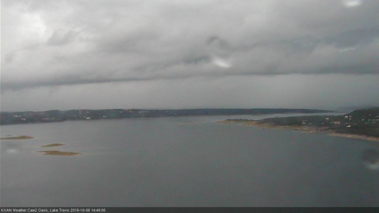 Lake Travis webcam, October 8, 2018 1:50 PM CT