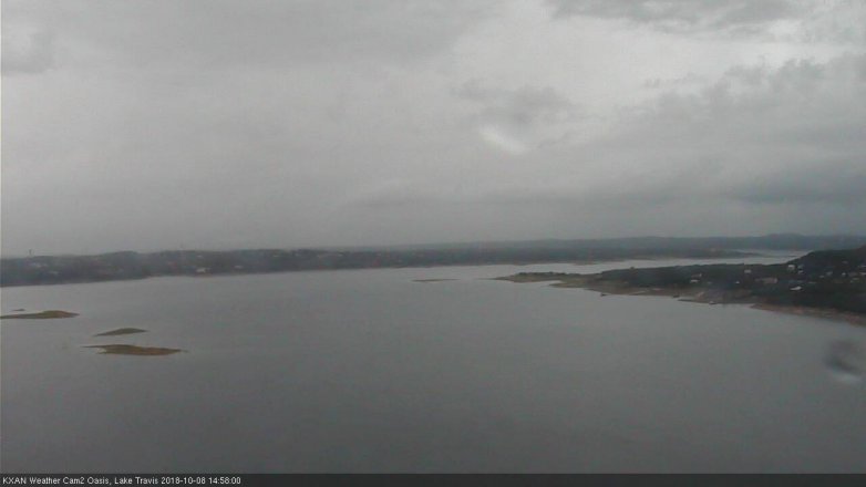 Lake Travis webcam, October 8, 2018 2:00 PM CT