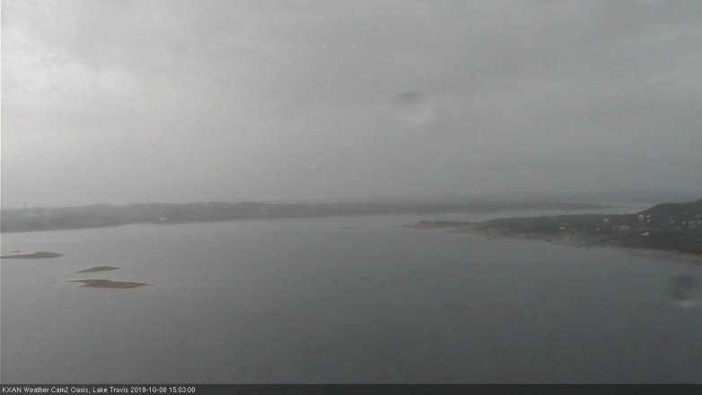 Lake Travis webcam, October 8, 2018 2:05 PM CT