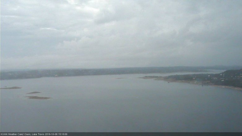 Lake Travis webcam, October 8, 2018 2:20 PM CT