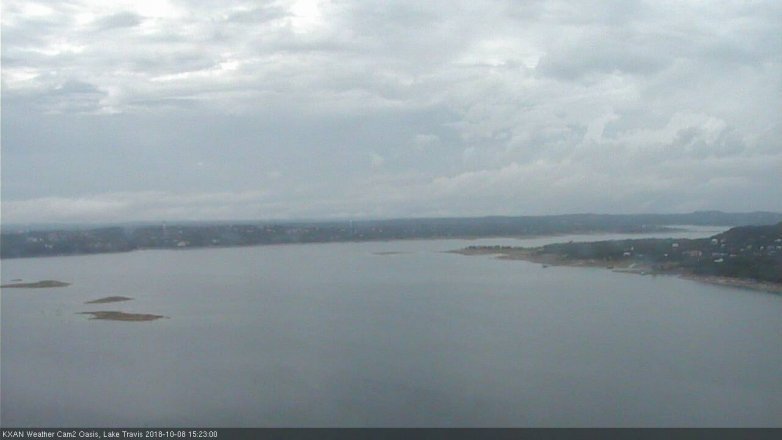 Lake Travis webcam, October 8, 2018 2:25 PM CT