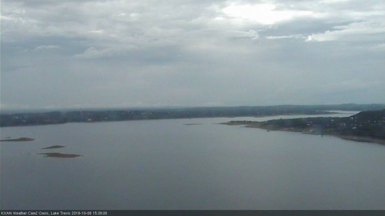 Lake Travis webcam, October 8, 2018 2:40 PM CT