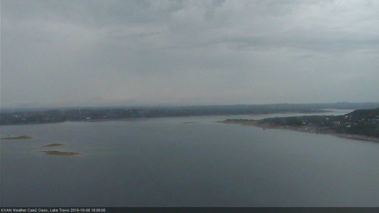 Lake Travis webcam, October 8, 2018 3:10 PM CT