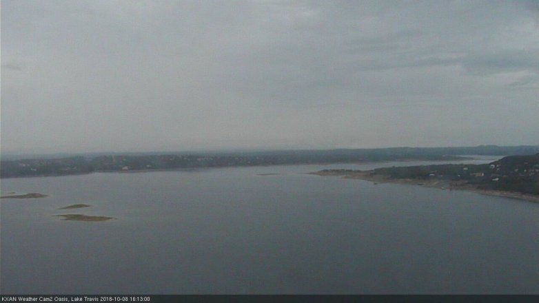 Lake Travis webcam, October 8, 2018 3:15 PM CT