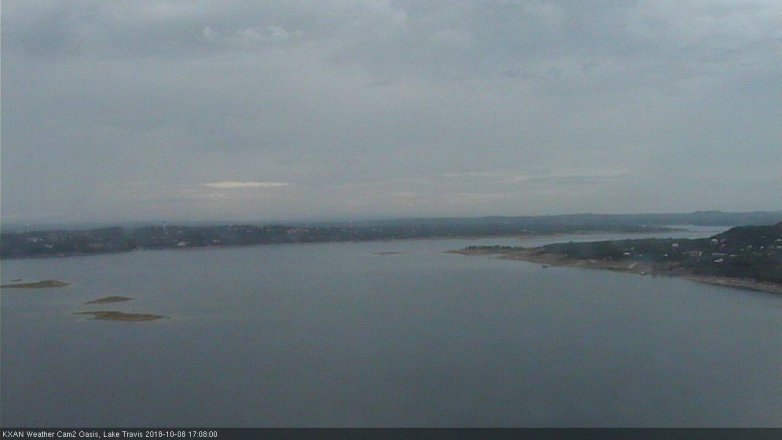 Lake Travis webcam, October 8, 2018 4:10 PM CT