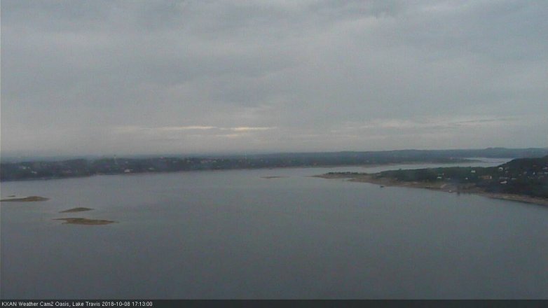 Lake Travis webcam, October 8, 2018 4:15 PM CT