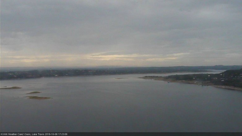 Lake Travis webcam, October 8, 2018 4:25 PM CT