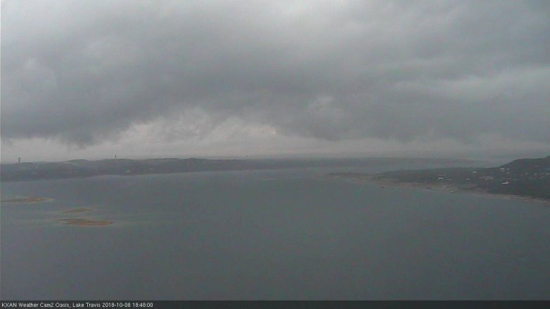 Lake Travis webcam, October 8, 2018 5:50 PM CT