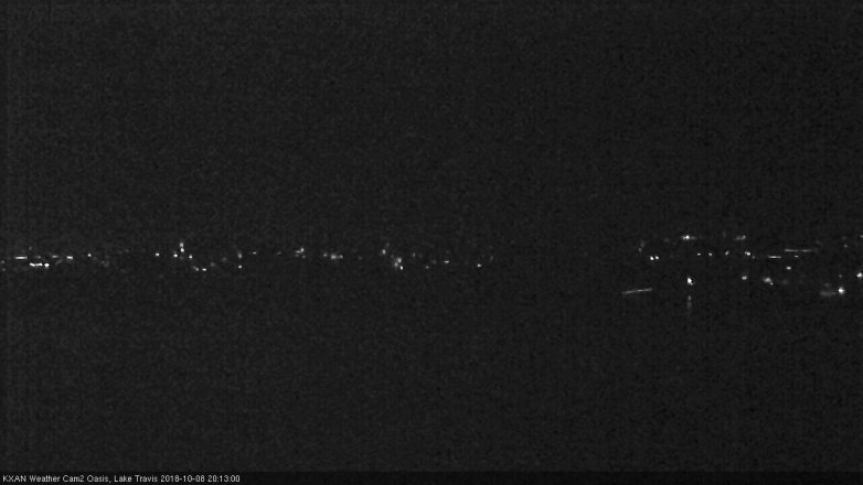 Lake Travis webcam, October 8, 2018 7:15 PM CT