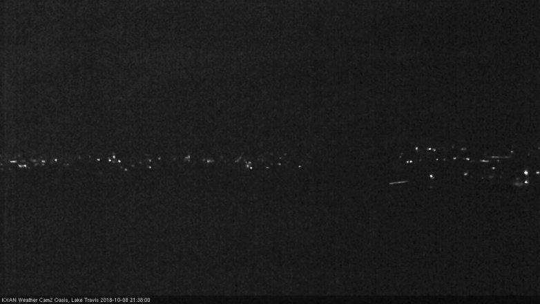 Lake Travis webcam, October 8, 2018 8:40 PM CT