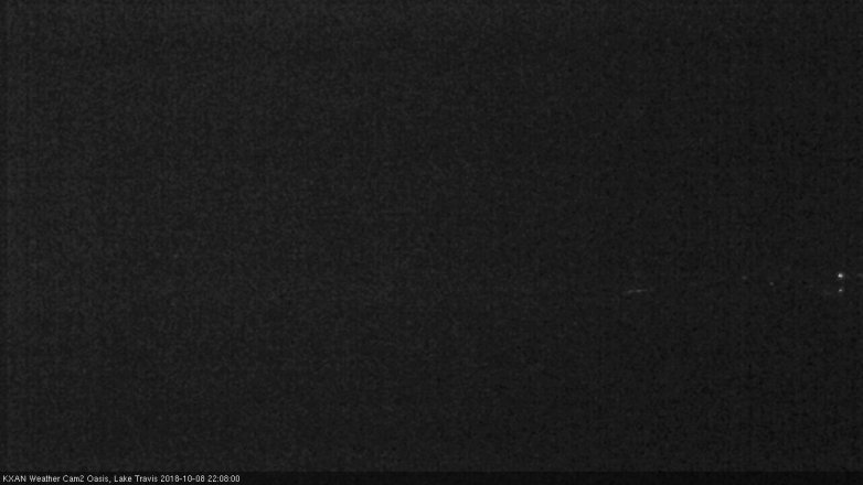 Lake Travis webcam, October 8, 2018 9:10 PM CT