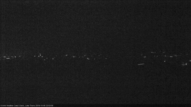 Lake Travis webcam, October 8, 2018 10:55 PM CT