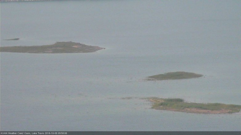 Lake Travis webcam, October 9, 2018 9:00 AM CT