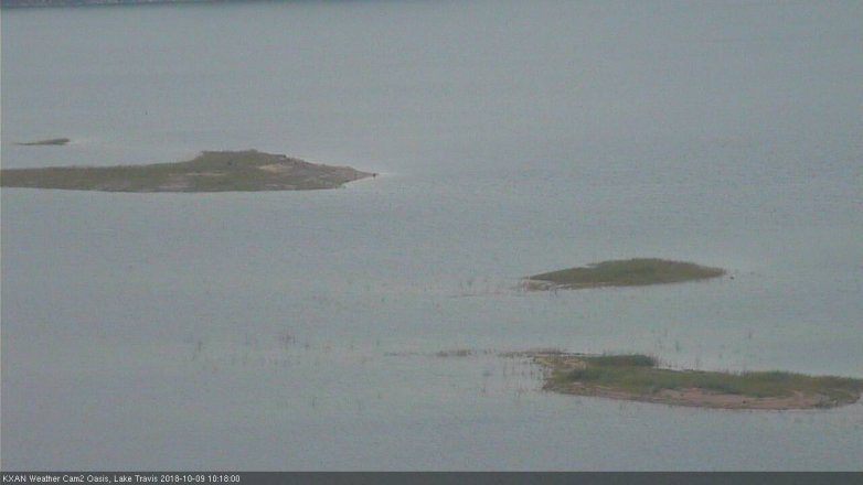Lake Travis webcam, October 9, 2018 9:20 AM CT