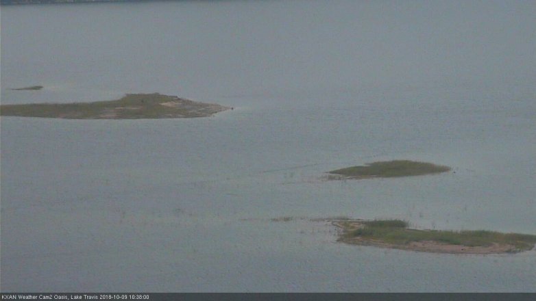 Lake Travis webcam, October 9, 2018 9:40 AM CT