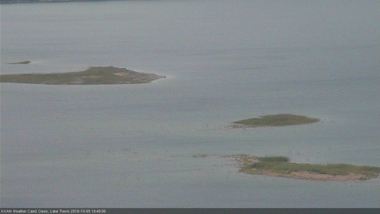 Lake Travis webcam, October 9, 2018 9:50 AM CT