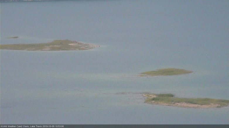 Lake Travis webcam, October 9, 2018 9:55 AM CT