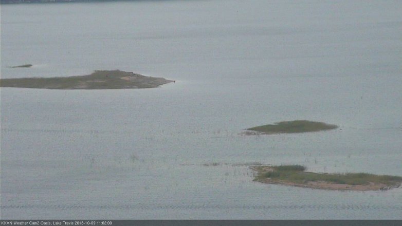 Lake Travis webcam, October 9, 2018 10:05 AM CT