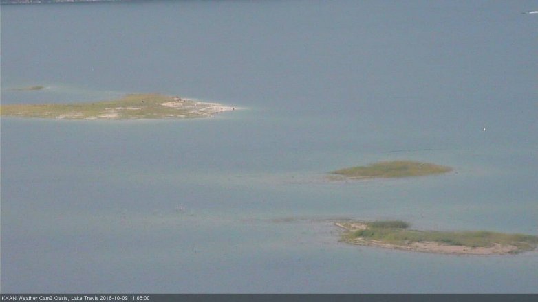 Lake Travis webcam, October 9, 2018 10:10 AM CT