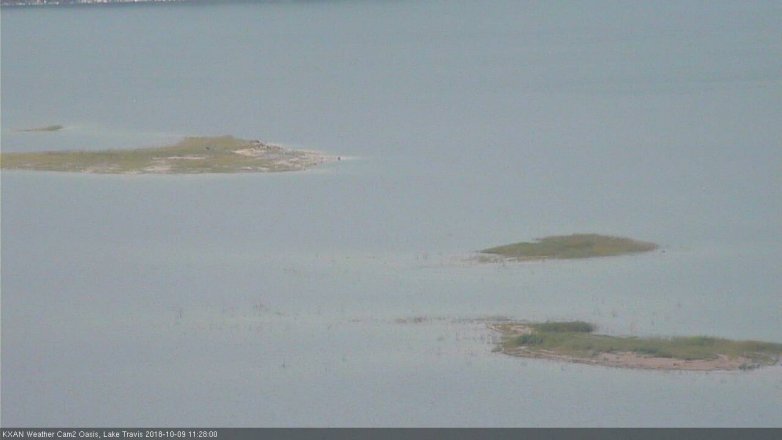 Lake Travis webcam, October 9, 2018 10:30 AM CT