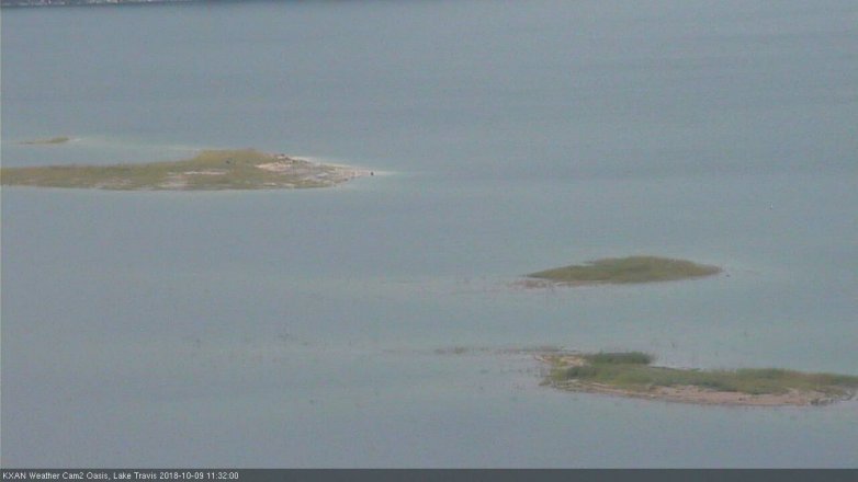 Lake Travis webcam, October 9, 2018 10:35 AM CT