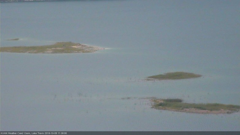 Lake Travis webcam, October 9, 2018 10:40 AM CT