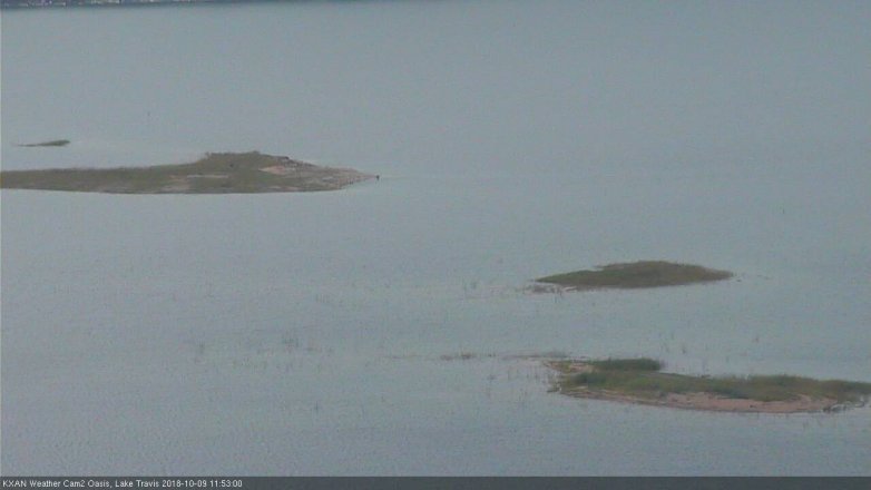 Lake Travis webcam, October 9, 2018 10:55 AM CT