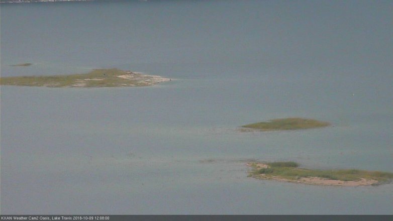 Lake Travis webcam, October 9, 2018 11:10 AM CT