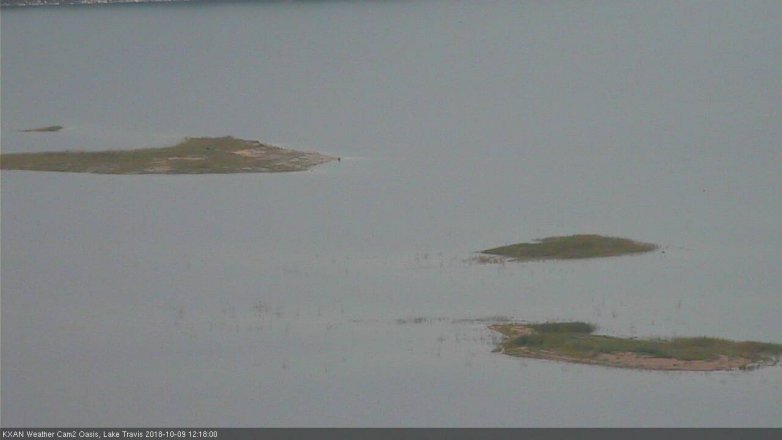 Lake Travis webcam, October 9, 2018 11:20 AM CT