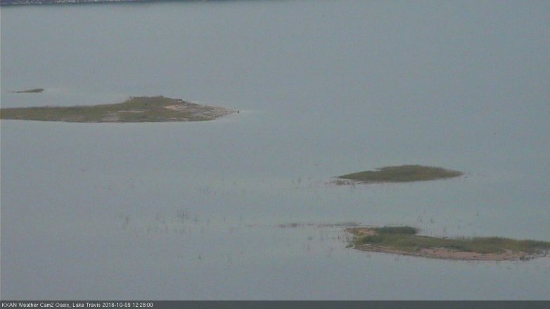Lake Travis webcam, October 9, 2018 11:30 AM CT