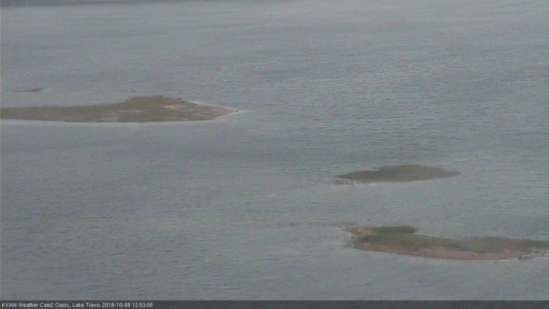 Lake Travis webcam, October 9, 2018 11:55 AM CT